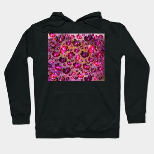 Abstract Crystal Hearts Hoodie